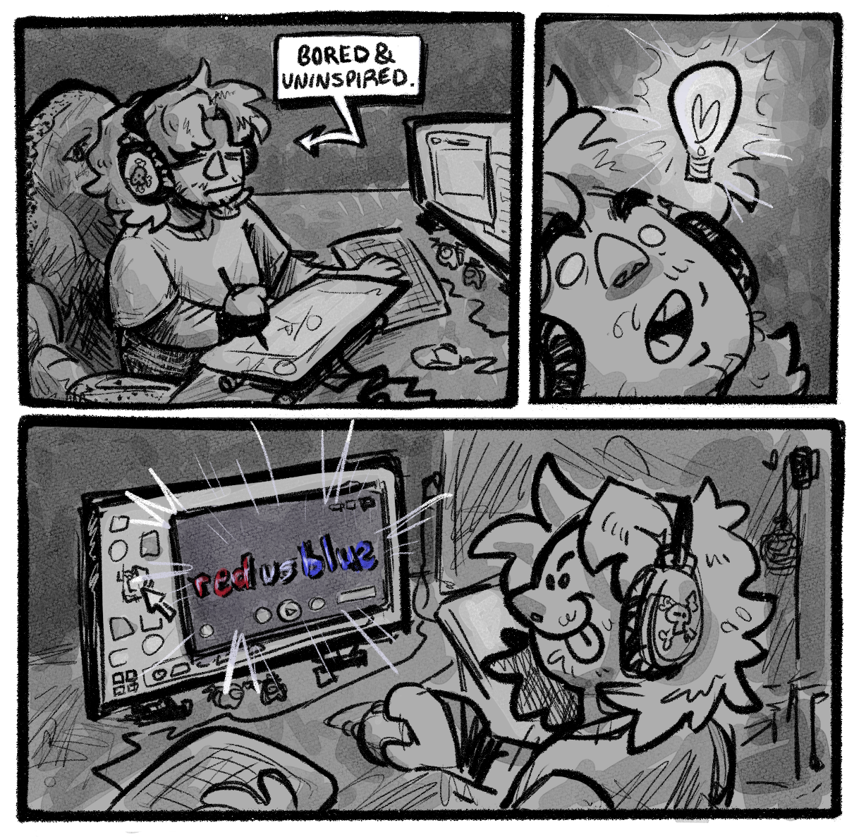 >:P